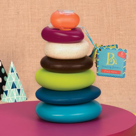 b toys stacking rings